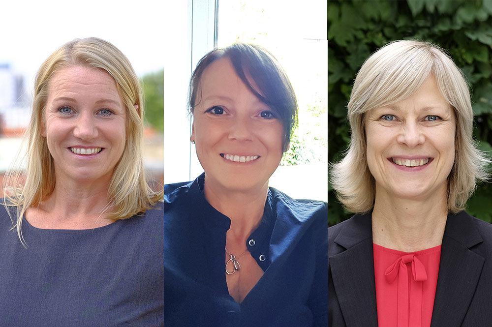 Katharina Zimmermann, Jacqueline Walter, Jeanette Dedow