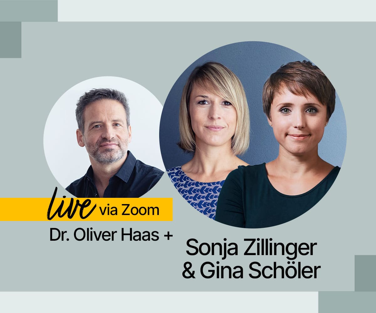 Insight-Termin Dr. Oliver Haas mit Sonja Zilliger und Gina Schoeler